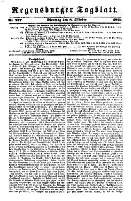 Regensburger Tagblatt Dienstag 8. Oktober 1861