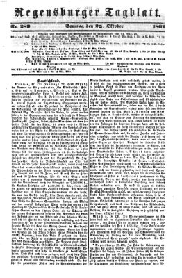 Regensburger Tagblatt Sonntag 20. Oktober 1861