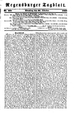 Regensburger Tagblatt Dienstag 22. Oktober 1861