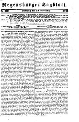 Regensburger Tagblatt Mittwoch 13. November 1861