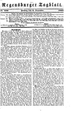 Regensburger Tagblatt Freitag 6. Dezember 1861