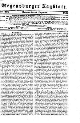 Regensburger Tagblatt Sonntag 8. Dezember 1861