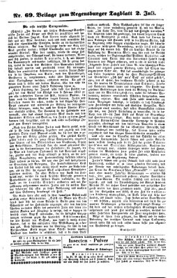 Regensburger Tagblatt Dienstag 2. Juli 1861