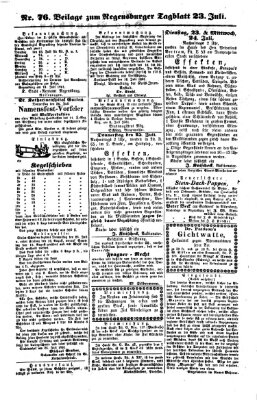 Regensburger Tagblatt Dienstag 23. Juli 1861