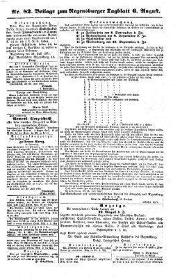 Regensburger Tagblatt Dienstag 6. August 1861