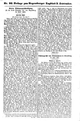 Regensburger Tagblatt Dienstag 3. September 1861