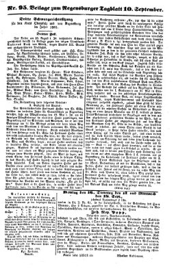 Regensburger Tagblatt Dienstag 10. September 1861