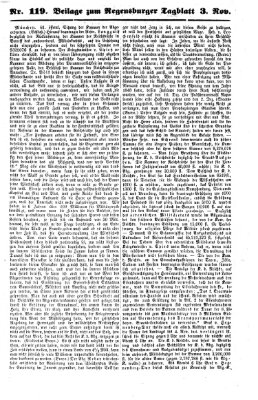 Regensburger Tagblatt Sonntag 3. November 1861