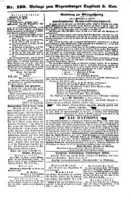 Regensburger Tagblatt Dienstag 5. November 1861