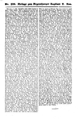 Regensburger Tagblatt Donnerstag 7. November 1861