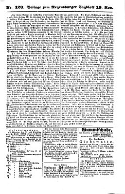 Regensburger Tagblatt Dienstag 19. November 1861