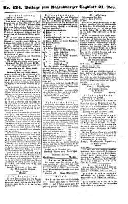 Regensburger Tagblatt Donnerstag 21. November 1861