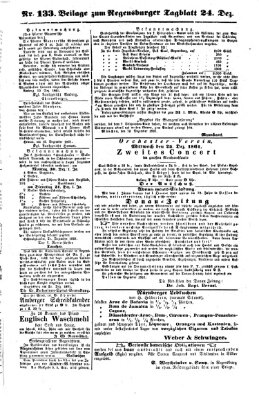 Regensburger Tagblatt Dienstag 24. Dezember 1861