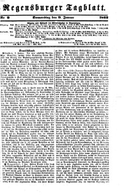 Regensburger Tagblatt Donnerstag 9. Januar 1862