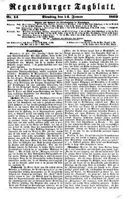 Regensburger Tagblatt Dienstag 14. Januar 1862