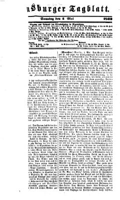 Regensburger Tagblatt Sonntag 4. Mai 1862