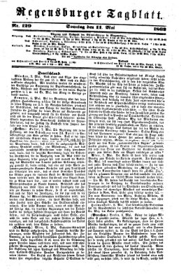 Regensburger Tagblatt Sonntag 11. Mai 1862