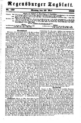 Regensburger Tagblatt Montag 19. Mai 1862