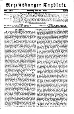 Regensburger Tagblatt Montag 26. Mai 1862