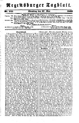 Regensburger Tagblatt Dienstag 27. Mai 1862