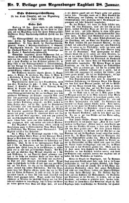 Regensburger Tagblatt Dienstag 28. Januar 1862