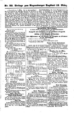 Regensburger Tagblatt Dienstag 11. März 1862