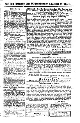 Regensburger Tagblatt Dienstag 8. April 1862