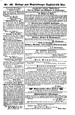 Regensburger Tagblatt Dienstag 13. Mai 1862