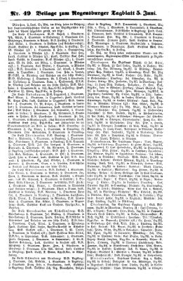 Regensburger Tagblatt Donnerstag 5. Juni 1862