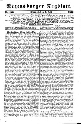 Regensburger Tagblatt Mittwoch 9. Juli 1862