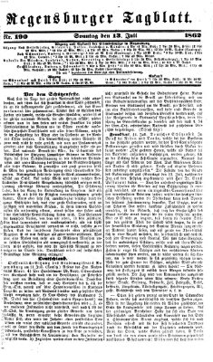 Regensburger Tagblatt Sonntag 13. Juli 1862