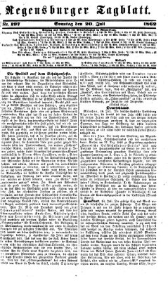 Regensburger Tagblatt Sonntag 20. Juli 1862