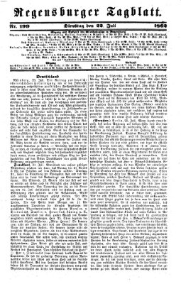 Regensburger Tagblatt Dienstag 22. Juli 1862