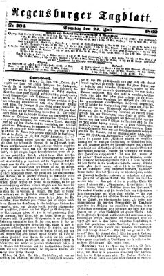 Regensburger Tagblatt Sonntag 27. Juli 1862