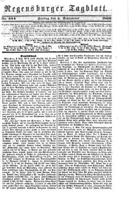 Regensburger Tagblatt Freitag 5. September 1862