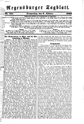 Regensburger Tagblatt Donnerstag 2. Oktober 1862