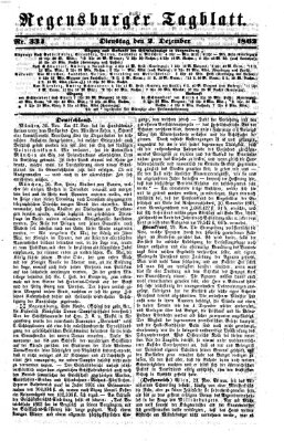 Regensburger Tagblatt Dienstag 2. Dezember 1862