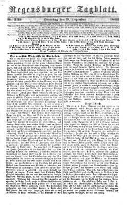 Regensburger Tagblatt Dienstag 9. Dezember 1862