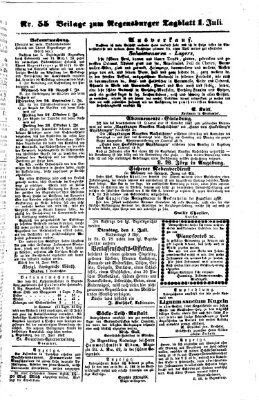 Regensburger Tagblatt Dienstag 1. Juli 1862