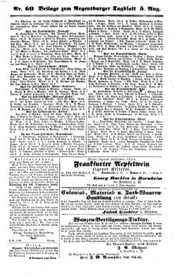 Regensburger Tagblatt Dienstag 5. August 1862