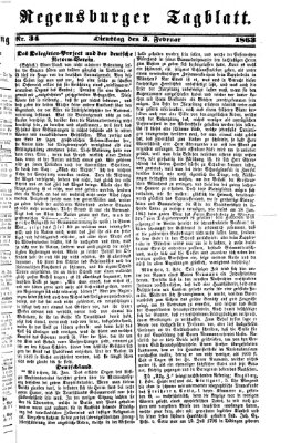 Regensburger Tagblatt Dienstag 3. Februar 1863