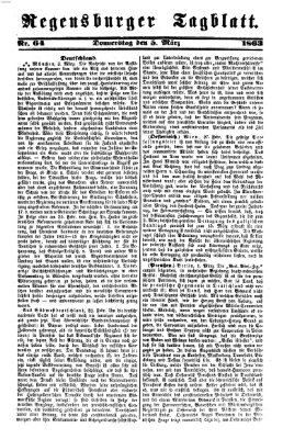 Regensburger Tagblatt Donnerstag 5. März 1863