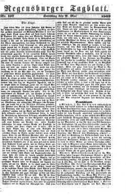 Regensburger Tagblatt Samstag 9. Mai 1863