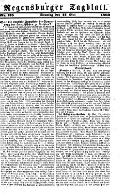 Regensburger Tagblatt Sonntag 17. Mai 1863