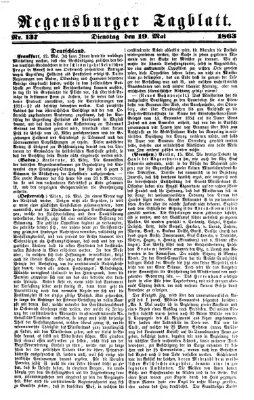 Regensburger Tagblatt Dienstag 19. Mai 1863