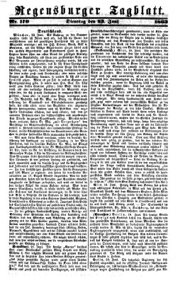 Regensburger Tagblatt Dienstag 23. Juni 1863