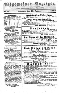 Regensburger Tagblatt Dienstag 13. Januar 1863