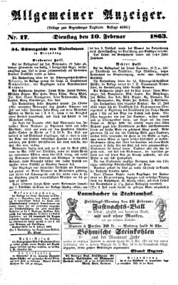 Regensburger Tagblatt Dienstag 10. Februar 1863