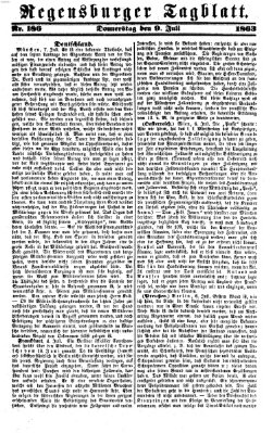 Regensburger Tagblatt Donnerstag 9. Juli 1863