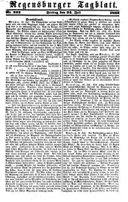 Regensburger Tagblatt Freitag 24. Juli 1863